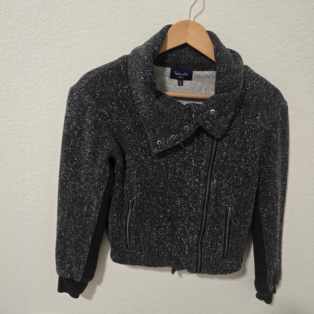 Splendid Black and Gray Women's Jacket
